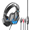 Tai nghe chơi game SY-850MV kết nối có dây bằng cổng AUX 3.5mm thiết kế gaming kèm theo đèn led với âm thanh sống động