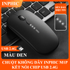 Chuột không dây INPHIC M1P kết nối bằng chip USB 2.4G sử dụng pin sạc tiện lợi có đèn led báo hiệu dung lượng pin
