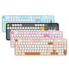Bàn phím có dây K-SNAKE K2 thiết kế nhỏ gọn 98 phím kết nối bằng dây cổng USB với màu sắc trẻ trung dễ thương