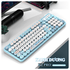Bàn phím có dây K-SNAKE K2 PRO với thiết kế màu sắc hiện đại trẻ trung kèm theo họa tiết hoạt hình vô cùng dễ thương