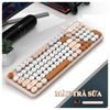 Bàn phím có dây K-SNAKE K2 thiết kế nhỏ gọn 98 phím kết nối bằng dây cổng USB với màu sắc trẻ trung dễ thương
