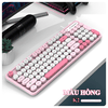 Bàn phím có dây K-SNAKE K2 thiết kế nhỏ gọn 98 phím kết nối bằng dây cổng USB với màu sắc trẻ trung dễ thương