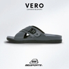 Dép Da Microfiber BELSPORTS cao cấp Vero VC01 Quai bản ôm chân, đế PU công thái học và TPR chống trượt