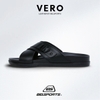 Dép Da Microfiber BELSPORTS cao cấp Vero VC01 Quai bản ôm chân, đế PU công thái học và TPR chống trượt