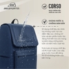 Balo phối da Belsports CORSO BL01, chống sốc, trượt nước chống bẩn, chống nấm mốc mở rộng thể tích