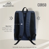Balo phối da Belsports CORSO BL01, chống sốc, trượt nước chống bẩn, chống nấm mốc mở rộng thể tích
