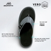 Dép Da Microfiber BELSPORTS cao cấp Vero VX01 Quai bản ôm chân, đế PU công thái học và TPR chống trượt