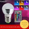 Bộ Đèn Tròn Led 3D RGB Đổi Nhiều Màu Có Remote Điều Khiển Từ Xa IR Công Suất 3W Chui Đèn E27 Điện Áp 85 Đến 265V