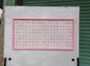 Khung lưới viền trang trí màu hồng 50x100(cm)