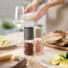 🇩🇪 Bộ 2 lọ xay muối và tiêu Joseph Joseph Duo No-spill (Grey) 20198