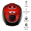 NỒI CƠM ĐIỆN CAO TẦN CUCKOO CRP-HUS1000F màu đỏ