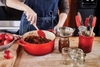 THÌA NẤU ĂN LE CREUSET SPATULA MẦU ĐỎ & CAM