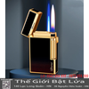 Bật Lửa Derui DR658 Chính Hãng 2 Chế Độ Lửa Kèm Đục Lỗ Cigar - Lửa Thường & Lửa Khò Chống Gió Cao Cấp