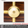 Gạt Tàn Xì Gà Lubinski LB-3029A 4 Rãnh Cao Cấp – Gỗ Cứng Bolo & Hợp Kim Kẽm Sang Trọng.
