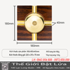 Gạt Tàn Xì Gà Lubinski LB-3029A 4 Rãnh Cao Cấp – Gỗ Cứng Bolo & Hợp Kim Kẽm Sang Trọng.