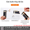 Bật Lửa Derui DR358 Chính Hãng 2 Chế Độ Lửa - Lửa Thường & Lửa Khò Chống Gió, Full Kim Loại Cao Cấp