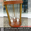 Bộ Ủ Cigar OTT7 7 Ống Thủy Tinh Kèm Kệ Gỗ Cao Cấp