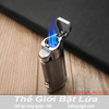 Bật Lửa Khò 3 Tia Honest BCZ360-1 Chính Hãng, Chống Gió, Đục Lỗ Cigar Đa Năng