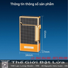 Bật Lửa Derui DR658 Chính Hãng 2 Chế Độ Lửa Kèm Đục Lỗ Cigar - Lửa Thường & Lửa Khò Chống Gió Cao Cấp