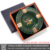 Gạt Tàn Cigar 4 Điếu Cao Cấp AS-24B2 – Gốm Sứ Hình Tứ Mã, Thiết Kế Sang Trọng, Kèm Hộp Quà