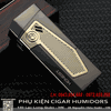 Bật lửa khò 4 tia Honest BCZ769-1 chính hãng – Có đục cigar, gác điếu, khe nhìn gas, kim loại cao cấp