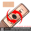 Bật lửa khò 1 tia Honest BCZ833-1 chính hãng – Có đục lỗ cigar, chống gió, nhìn rõ gas, kim loại cao cấp