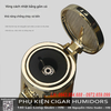 Bật lửa khò 1 tia Honest BCZ852-1 – Có đục cigar, kim thông, gác điếu – Chống gió, kim loại cao cấp