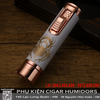 Bật lửa khò 1 tia Honest BCZ852-1 – Có đục cigar, kim thông, gác điếu – Chống gió, kim loại cao cấp