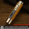 Bật lửa khò 1 tia Honest BCZ852-1 – Có đục cigar, kim thông, gác điếu – Chống gió, kim loại cao cấp