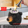 Bật Lửa Để Bàn Honest BCZ854-1 Chính Hãng – Thiết Kế Đầu Gấu Đen, Cao Cấp, Phù Hợp Làm Quà Tặng Doanh Nghiệp