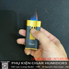 Bật Lửa Caseti CA558 Chính Hãng – Cao Cấp, Có Đục Cigar, ChỐng Gió, Thiết Kế Sang Trọng