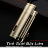 Bật Lửa Khò 3 Tia Honest BCZ360-1 Chính Hãng, Chống Gió, Đục Lỗ Cigar Đa Năng
