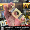 Bộ phụ kiện cigar Golden Fire GF-TZ-6 chính hãng – Set 4 món gồm bật lửa khò 2 tia, cắt cigar, gạt tàn & ống đựng cigar – Sang trọng, quà tặng cao cấp