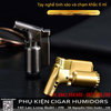 Bật lửa khò 1 tia Golden Fire GF805-1 chính hãng – Kim loại cao cấp, có khóa an toàn, giá tốt