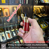 Bộ phụ kiện cigar cao cấp HB359/389/044 – Bật lửa khò 2 tia, cắt cigar kim loại, gạt tàn sứ sang trọng – Quà tặng tinh tế cho người yêu cigar