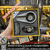 Bộ phụ kiện cigar cao cấp HB359/389/044 – Bật lửa khò 2 tia, cắt cigar kim loại, gạt tàn sứ sang trọng – Quà tặng tinh tế cho người yêu cigar