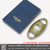 Cắt Cigar Hai Lưỡi Chạm Khắc LB-J06 – Hợp Kim Kẽm & Thép Không Gỉ Cao Cấp