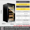 Tủ Bảo Quản Xì Gà Cao Cấp RA-559 – Tủ Điện Gỗ Tuyết Tùng Giữ Ẩm & Nhiệt Độ Ổn Định 300–350 Điếu