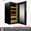 Tủ Bảo Quản Xì Gà Cao Cấp RA-559 – Tủ Điện Gỗ Tuyết Tùng Giữ Ẩm & Nhiệt Độ Ổn Định 300–350 Điếu