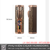 Set Phụ Kiện Cigar TA 134-1 – Bật Lửa Khò Ai Cập & V-Cut Kim Loại Cao Cấp, Có Hộp Quà Sang Trọng