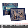 Set Phụ Kiện Cigar TA 134-1 – Bật Lửa Khò Ai Cập & V-Cut Kim Loại Cao Cấp, Có Hộp Quà Sang Trọng