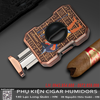 Set Phụ Kiện Cigar TA 134-1 – Bật Lửa Khò Ai Cập & V-Cut Kim Loại Cao Cấp, Có Hộp Quà Sang Trọng