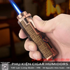Set Phụ Kiện Cigar TA 134-1 – Bật Lửa Khò Ai Cập & V-Cut Kim Loại Cao Cấp, Có Hộp Quà Sang Trọng