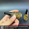 Tẩu Bắt Tóp Cigar Sừng Trâu Khắc Rồng Thủ Công Full Size 42–56 – Nghệ Nhân Việt Nam (Mã TNR)