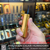 Bộ phụ kiện cigar Golden Fire GF-TZ-276 chính hãng – Bật lửa khò 1 tia kèm gác điếu & gạt tàn 1 điếu kim loại – Nhỏ gọn, tiện mang theo