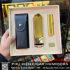 Bộ phụ kiện cigar Golden Fire GF-TZ-276 chính hãng – Bật lửa khò 1 tia kèm gác điếu & gạt tàn 1 điếu kim loại – Nhỏ gọn, tiện mang theo