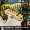 Bộ phụ kiện cigar Golden Fire GF-TZ-276 chính hãng – Bật lửa khò 1 tia kèm gác điếu & gạt tàn 1 điếu kim loại – Nhỏ gọn, tiện mang theo