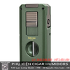 Bật lửa xì gà đa năng Lubinski YJA-10070 – Hợp kim kẽm cao cấp, có đục và dao V cắt cigar chính hãng