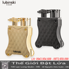Bật Lửa Khò Cigar LUBINSKI YJA-10072 – Khò Thẳng 1 Tia, Kèm Đục Lỗ 11mm, Hợp Kim Kẽm Cao Cấp