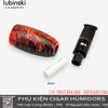 Tẩu Bắt Tóp Cigar Lubinski YJA-13045 Vân Đá Cẩm Thạch | Gỗ Nu Cao Cấp | Lọc 8mm